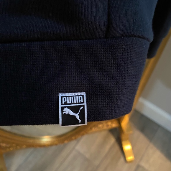 Black and Gold Puma Sweater - Picture 4 of 6